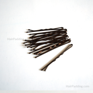 Classic Hair grips, Brown, (5cm)